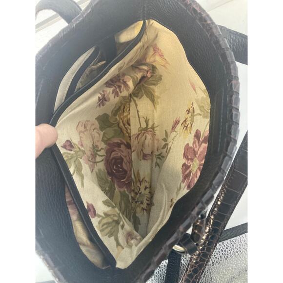 BRIGHTON D136855 MEIDUM BLACK PEBBLED LEATHER SHOULDER BAG - Picture 10 of 12